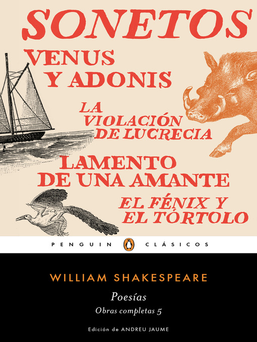 Title details for Poesías by William Shakespeare - Available